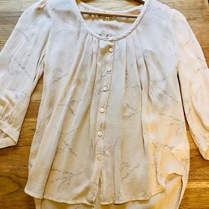 Aritzia Talula Silk Blouse